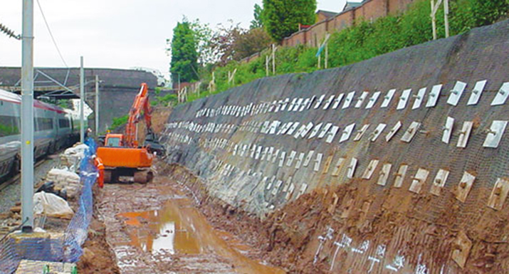 soil nailing for slope stabilization